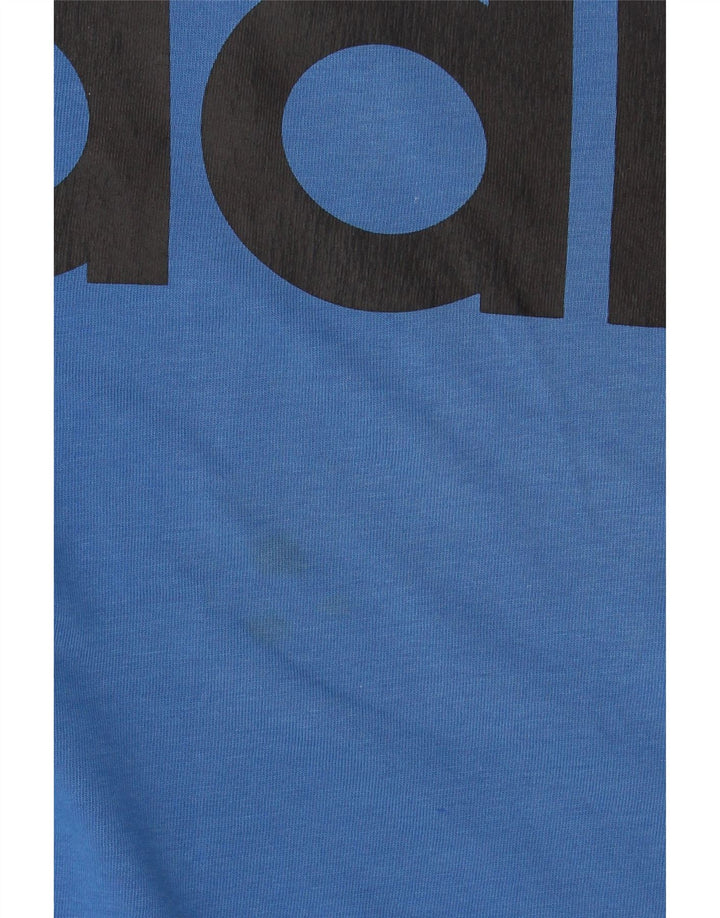Adidas Mens Climalite Graphic T-Shirt Top XL Blue