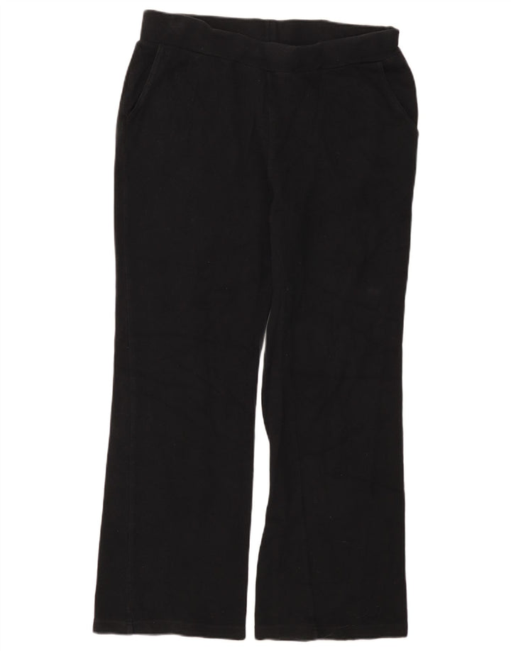 RALPH LAUREN Womens Straight Chino Trousers Medium W30 L29 Black Cotton