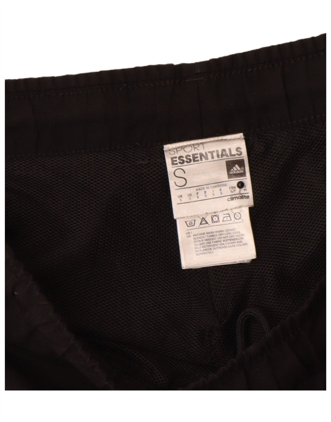 Adidas Mens Climalite Sport Shorts Small Black