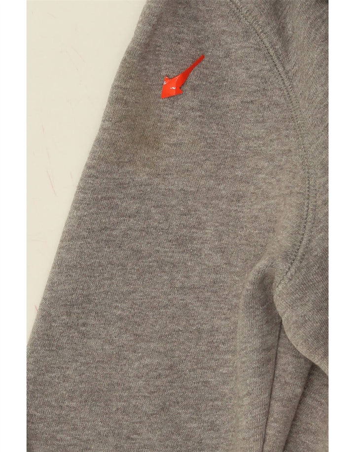 JACK WILLS Womens Salcombe Devon Graphic Hoodie Jumper UK 10 Small Grey Vintage Jack Wills and Second-Hand Jack Wills from Messina Hembry 