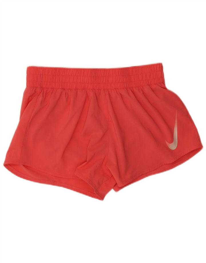 Nike Womens Dri Fit Sport Shorts UK 14 Large  Pink Polyester