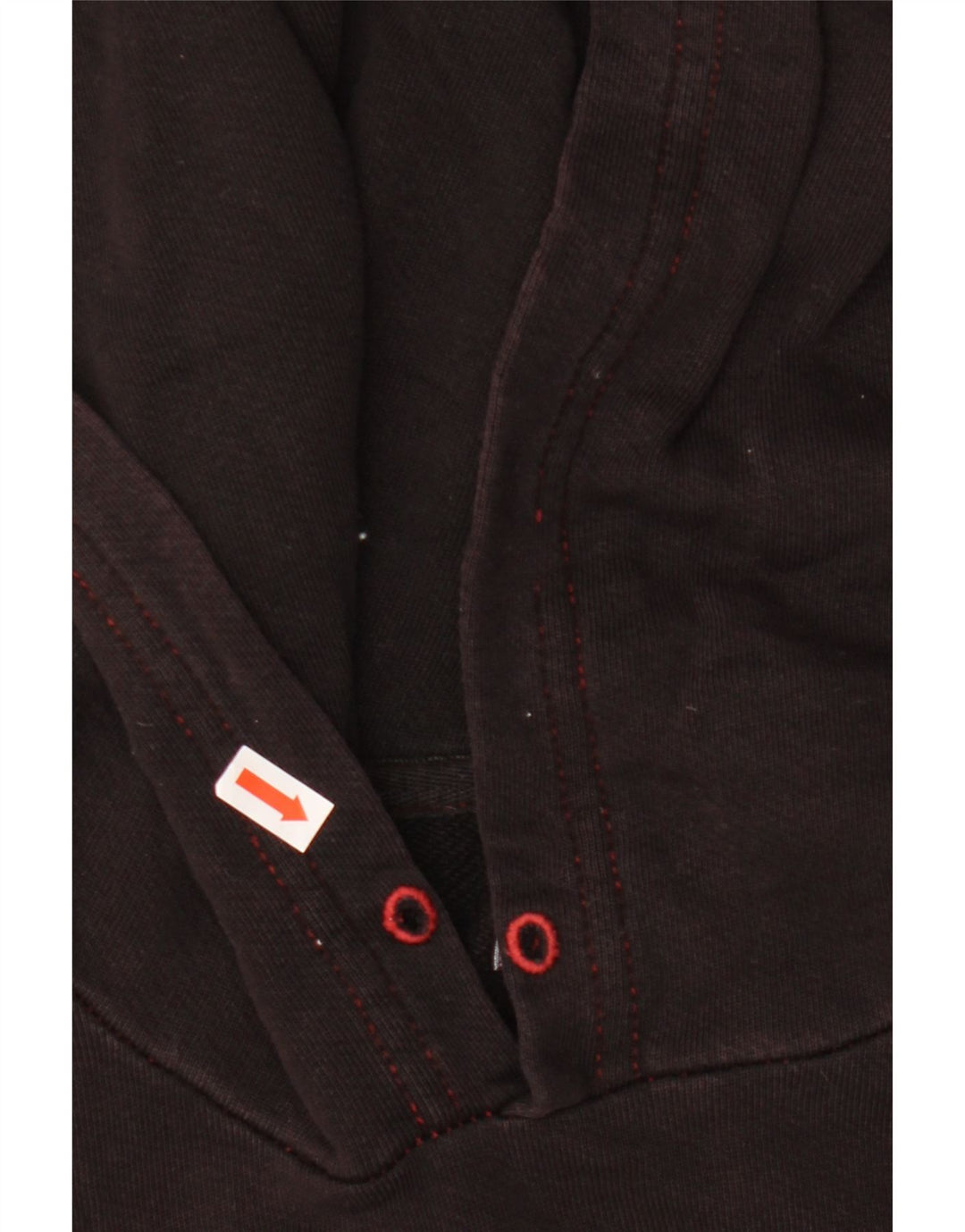 Levi's Mens Graphic Hoodie Jumper Large Black Cotton