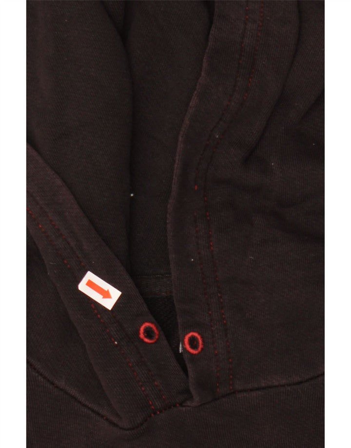 Levi's Mens Graphic Hoodie Jumper Large Black Cotton