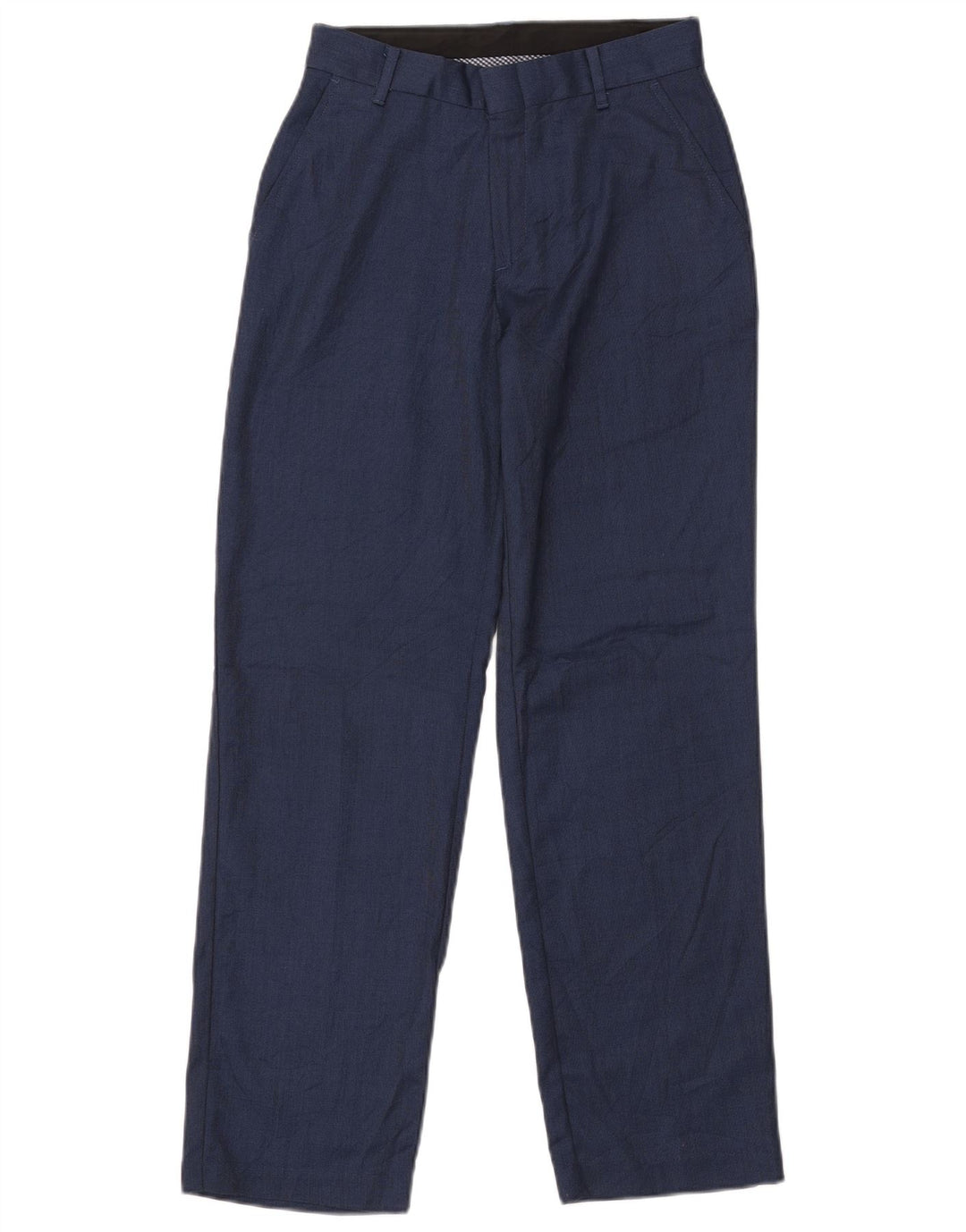 Chaps Boys Straight Chino Trousers 15-16 Years W26 L28 Navy Blue Polyester