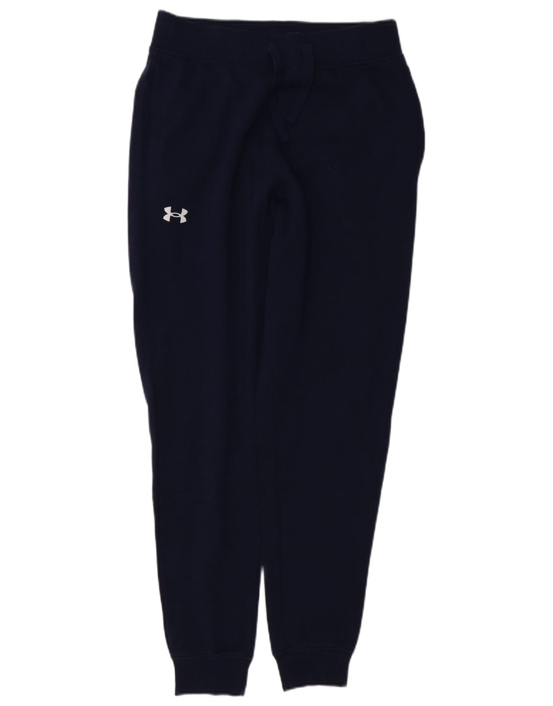 UNDER ARMOUR Mens Tracksuit Trousers Joggers Medium  Navy Blue Cotton