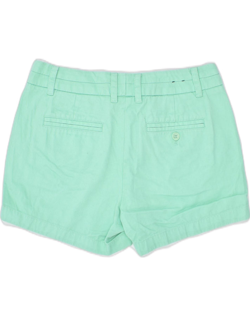 J. CREW Womens Chino Shorts US 2 XS W30 Green Cotton | Vintage | Thrift | Second-Hand | Used Clothing | Messina Hembry 