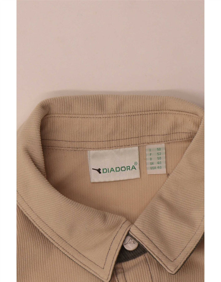Diadora Mens Shirt UK 40 Medium Beige
