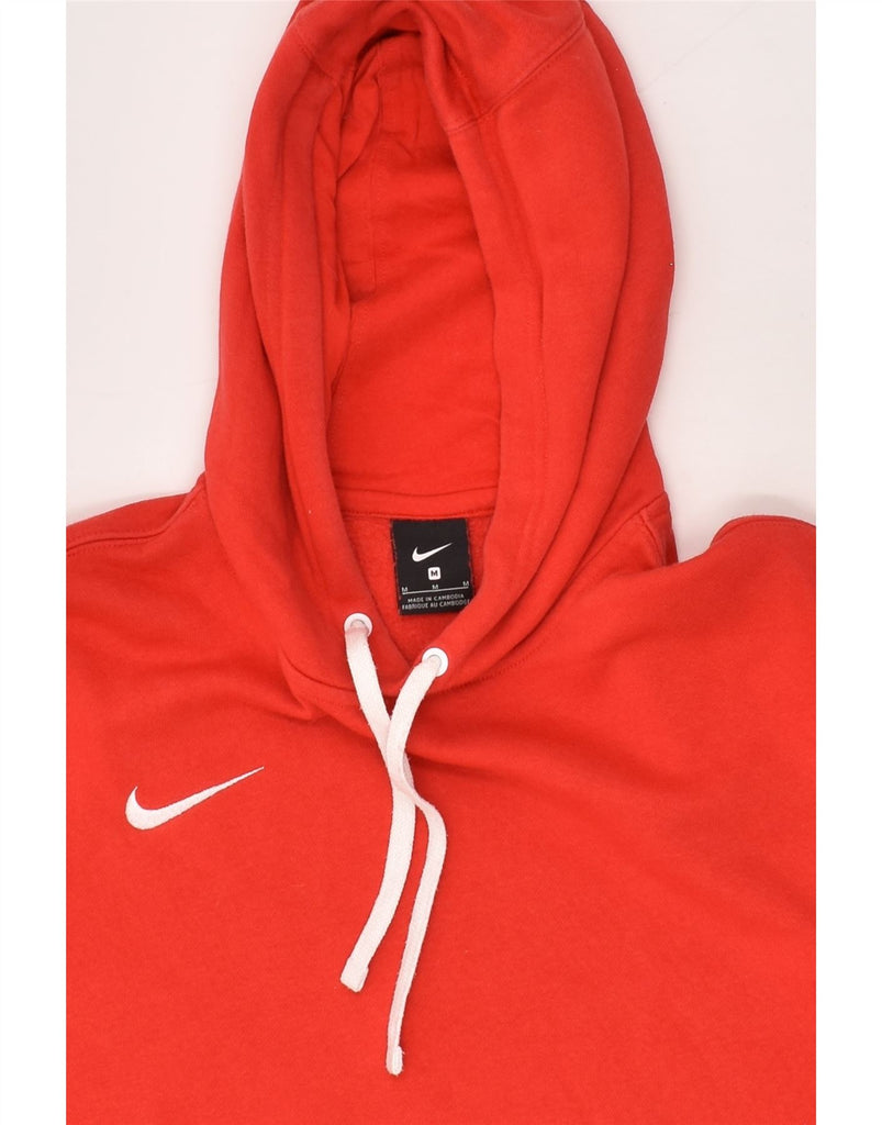 NIKE Mens Hoodie Jumper Medium Red Cotton | Vintage Nike | Thrift | Second-Hand Nike | Used Clothing | Messina Hembry 