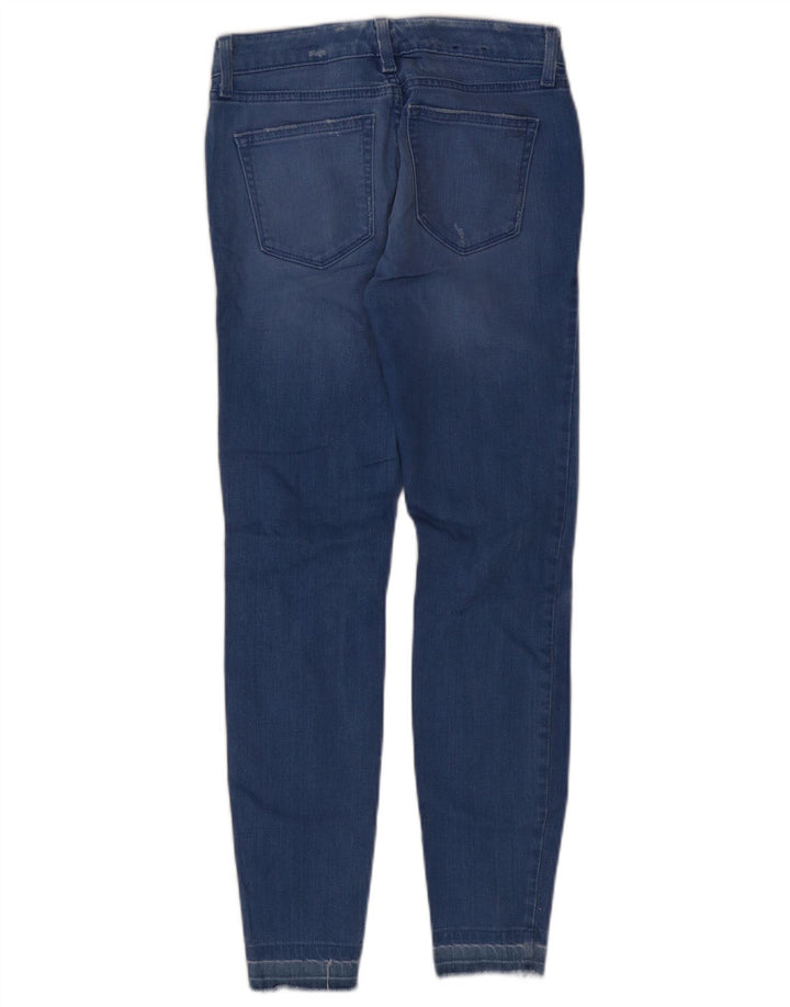 VINEYARD VINES Womens Distressed Skinny Jeans US 2 XS W25 L28 Blue Cotton