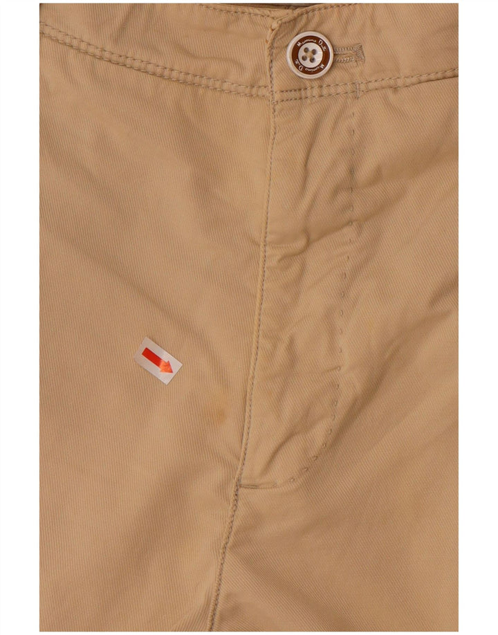 MASSIMO DUTTI Mens Chino Shorts EU 48 XL W38  Beige Cotton