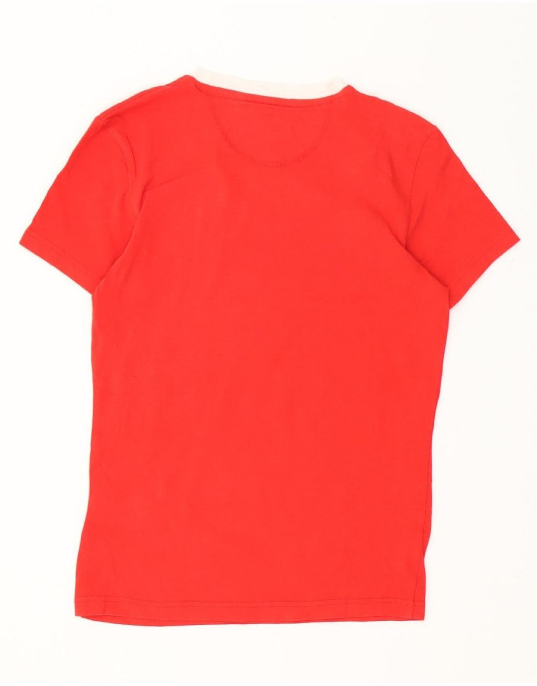 ADIDAS Mens Graphic T-Shirt Top Small Red Cotton