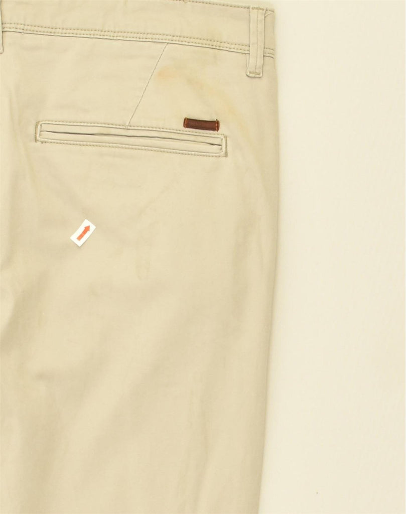 JACK & JONES Mens Marco Slim Chino Trousers W31 L32  Beige Cotton | Vintage Jack & Jones | Thrift | Second-Hand Jack & Jones | Used Clothing | Messina Hembry 