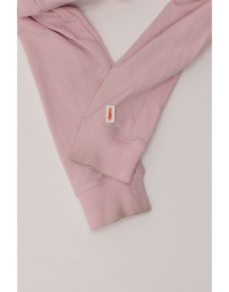 ARMANI JUNIOR Girls Zip Hoodie Sweater 4-5 Years  Pink Cotton | Vintage Armani Junior | Thrift | Second-Hand Armani Junior | Used Clothing | Messina Hembry 