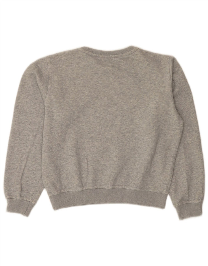 Nike Boys Sweatshirt Jumper 10-11 Years Medium Grey Flecked Cotton