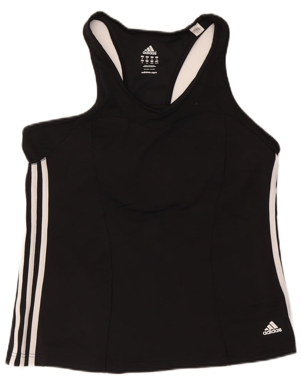 Adidas Womens Vest Top UK 22 3XL Black Polyester