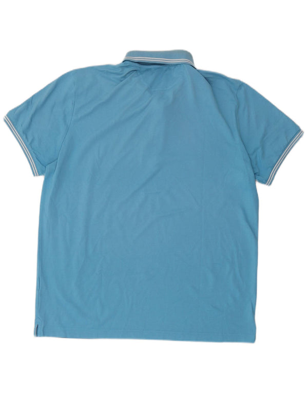 Champion Mens Easy Fit Polo Shirt Large Blue