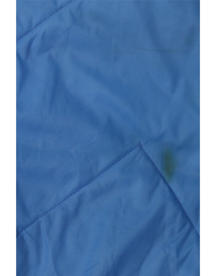 La Font Mens Padded Jacket IT 48 Medium Blue Colourblock Polyamide