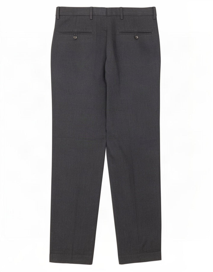 Marks & Spencer Mens Slim Chino Trousers W32 L33 Grey Polyester