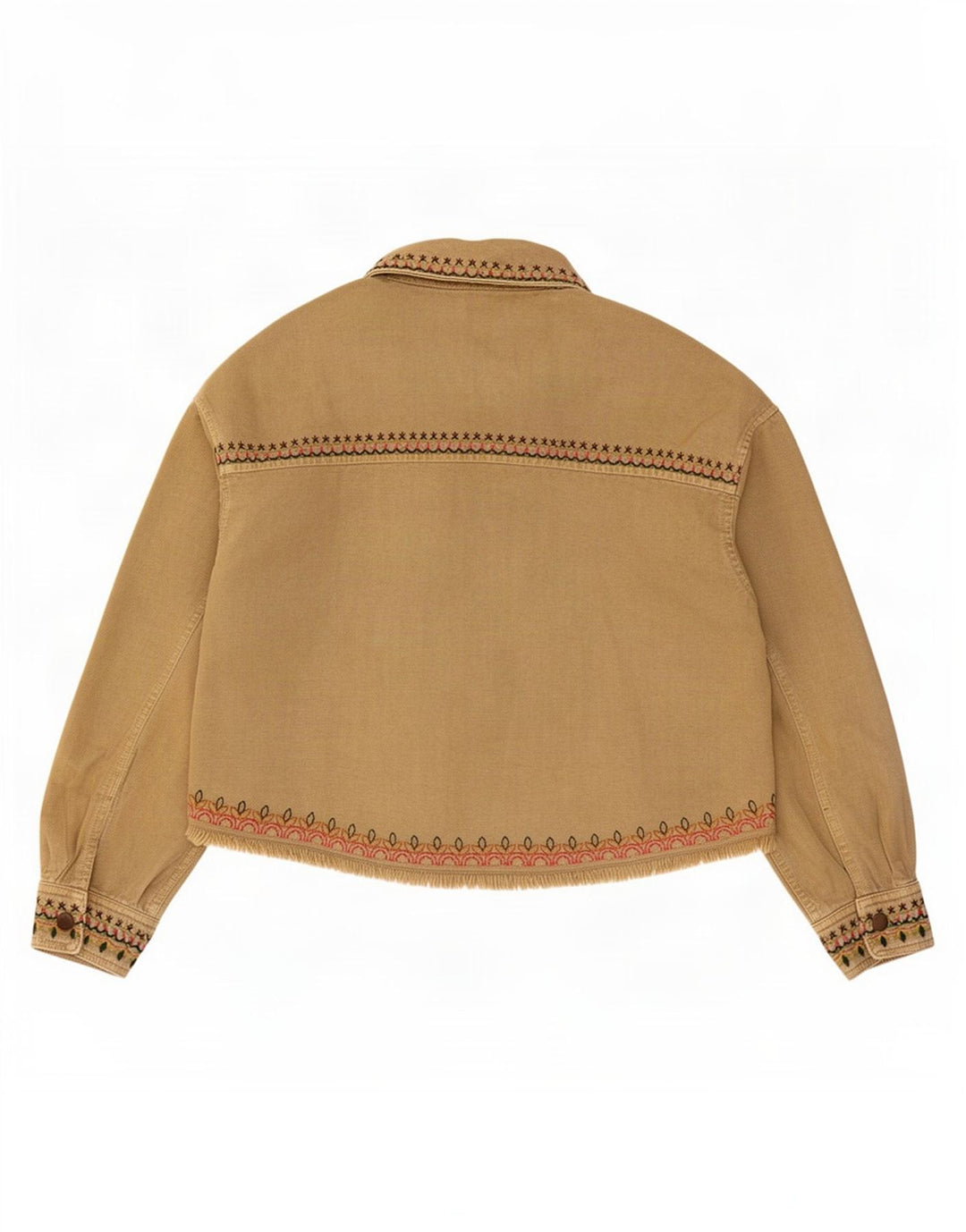 Zara Womens Oversized Bomber Jacket UK 10 Small Beige Geometric Cotton