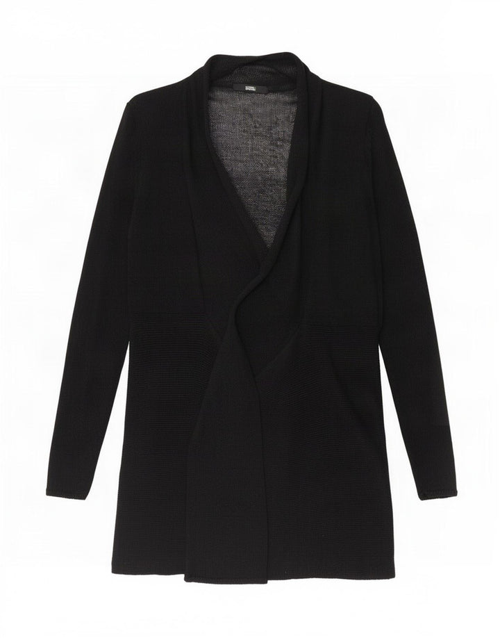 Marks & Spencer Womens See Through Cardigan Sweater UK 14 Medium Black