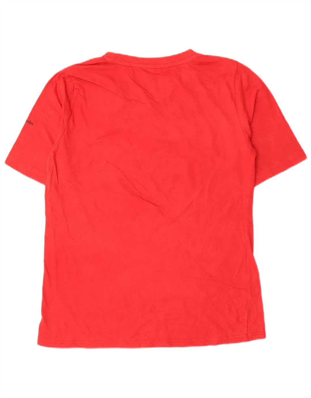 Columbia Mens Graphic T-Shirt Top Medium Red Cotton