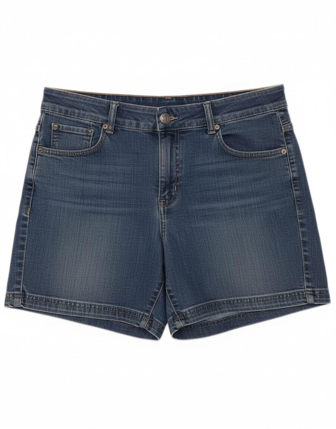 LEE Womens Stretch Denim Shorts US 10 Large W30  Blue Cotton