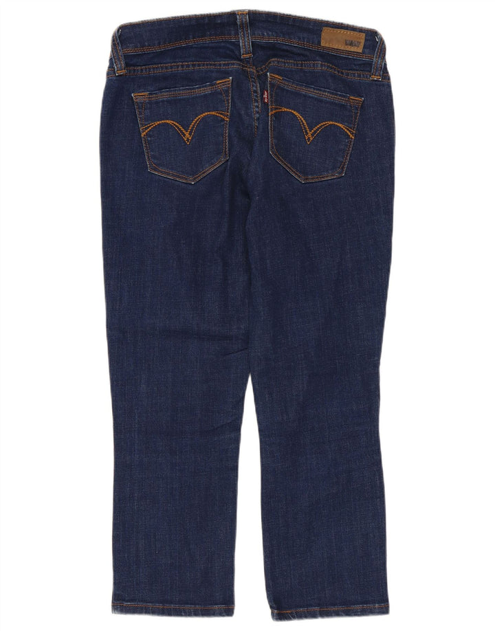 Levi's Womens Capri Jeans W26 L21 Navy Blue Cotton