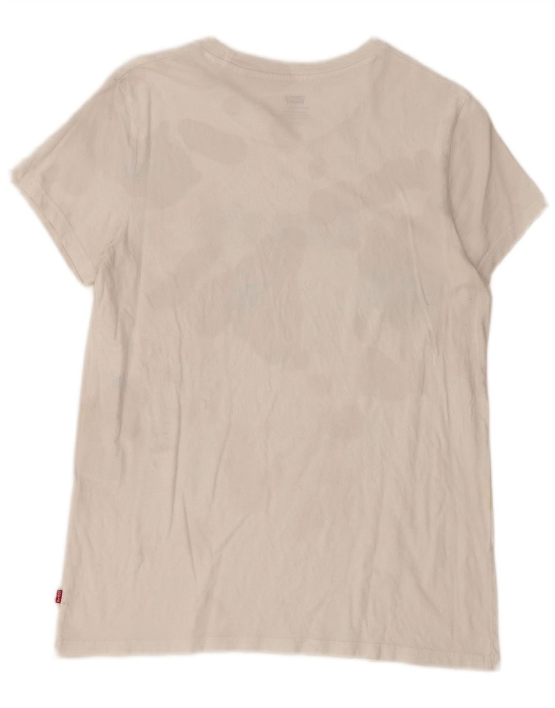 Levi's Womens Graphic T-Shirt Top Small White