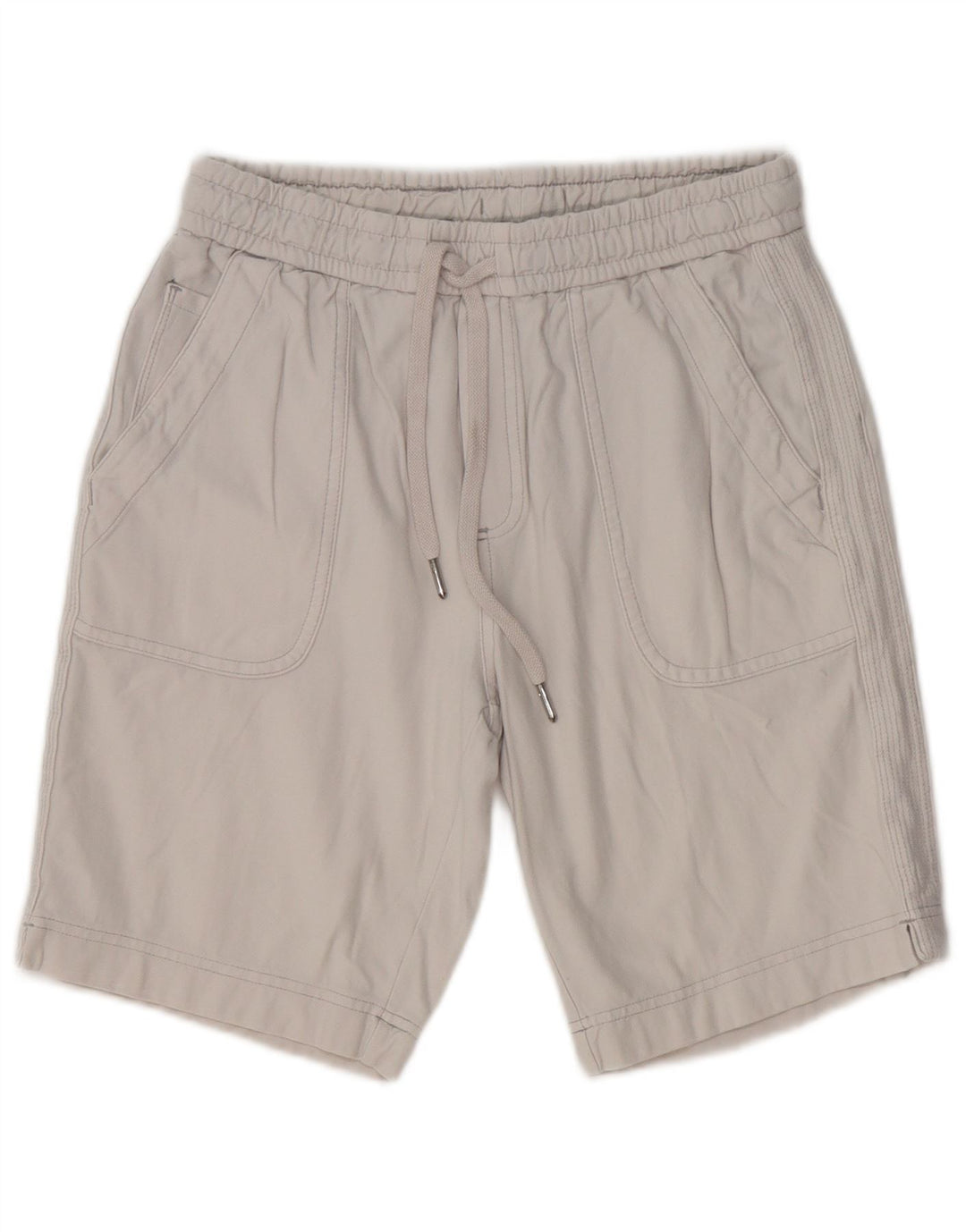 Athleta Womens Bermuda Shorts US 0 XS W28 Grey Cotton