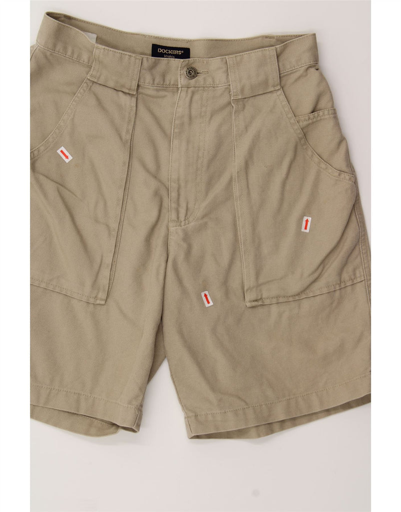 DOCKERS Mens Khakis Casual Shorts W30 L9 Beige Vintage Dockers and Second-Hand Dockers from Messina Hembry 