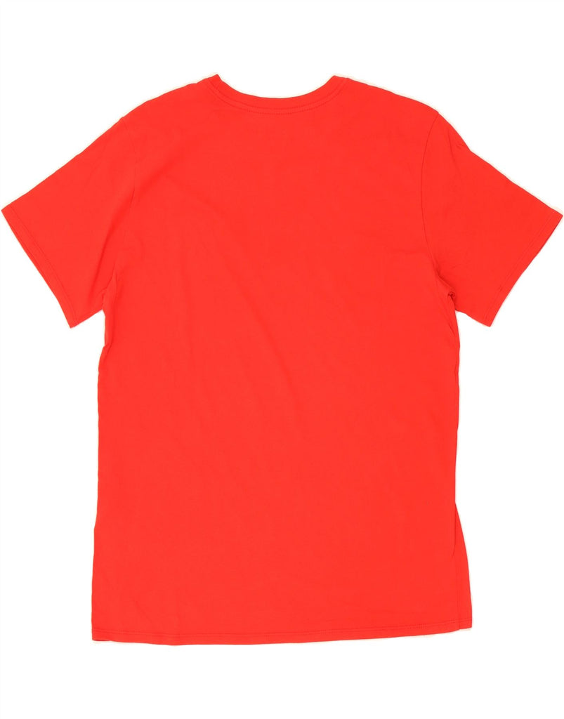 NIKE Mens Athletic Cut Graphic T-Shirt Top Large Red Cotton Vintage Nike and Second-Hand Nike from Messina Hembry 