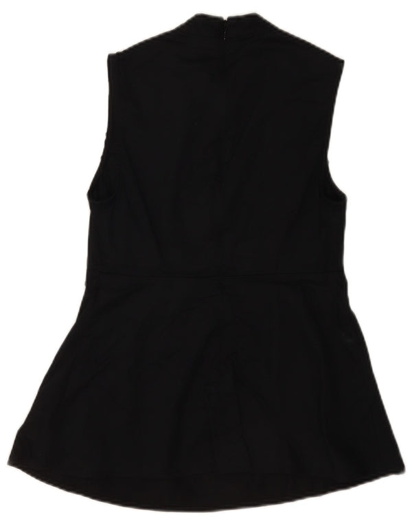 Guess Womens Sleeveless Blouse Top UK 6 XS Black