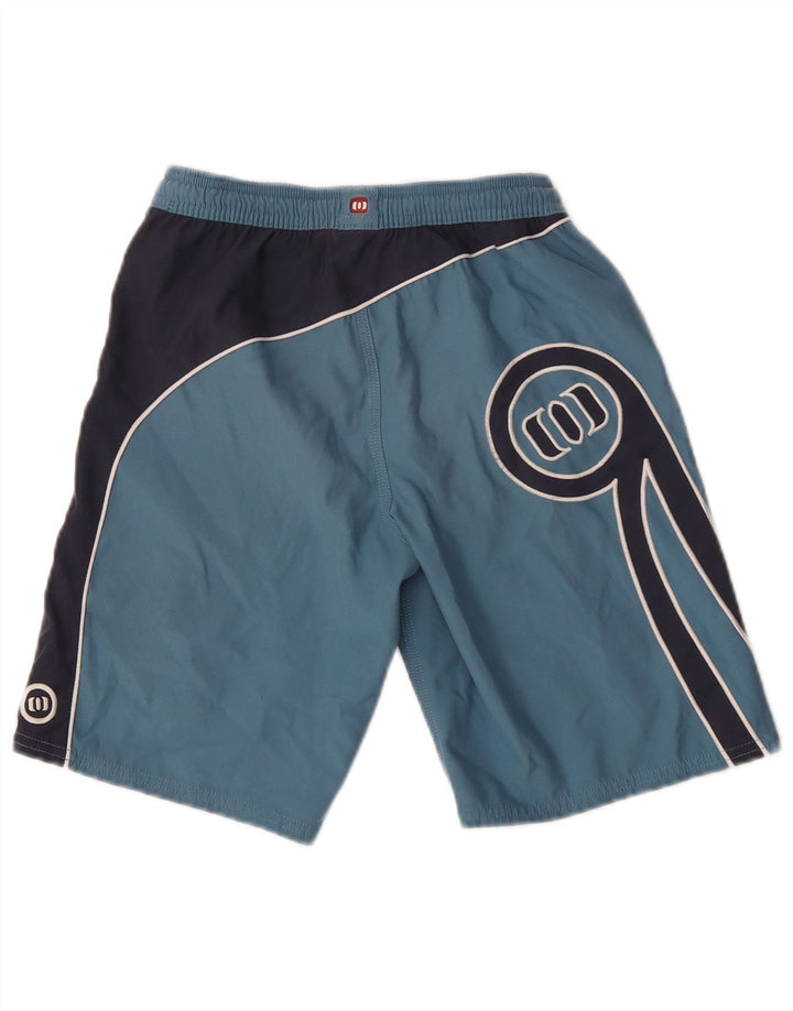 Animal Boys Graphic Swimming Shorts 13-14 Years Medium Blue Colourblock