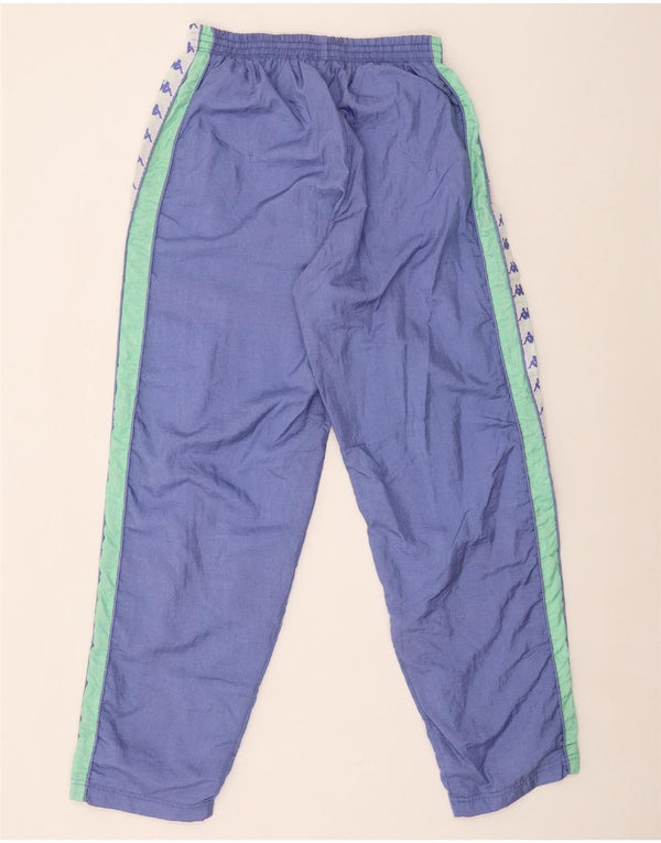 Kappa Mens Graphic Tracksuit Trousers XL  Purple Colourblock Polyamide