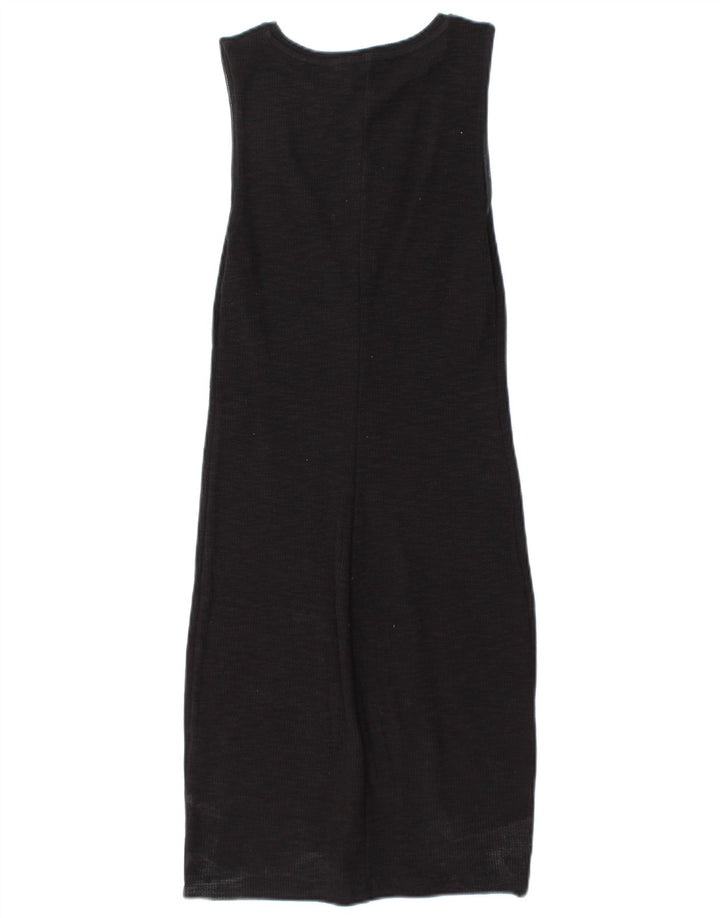 Zara Womens Sleeveless Sheath Dress UK 10 Small Black