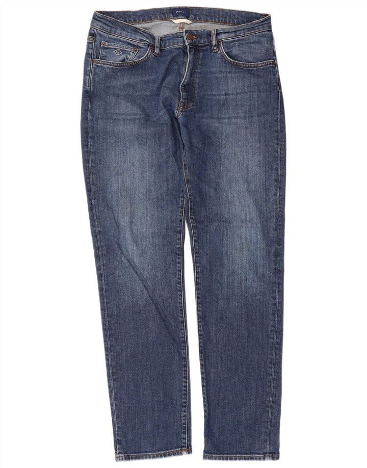Gant Mens Straight Jeans W34 L32 Blue