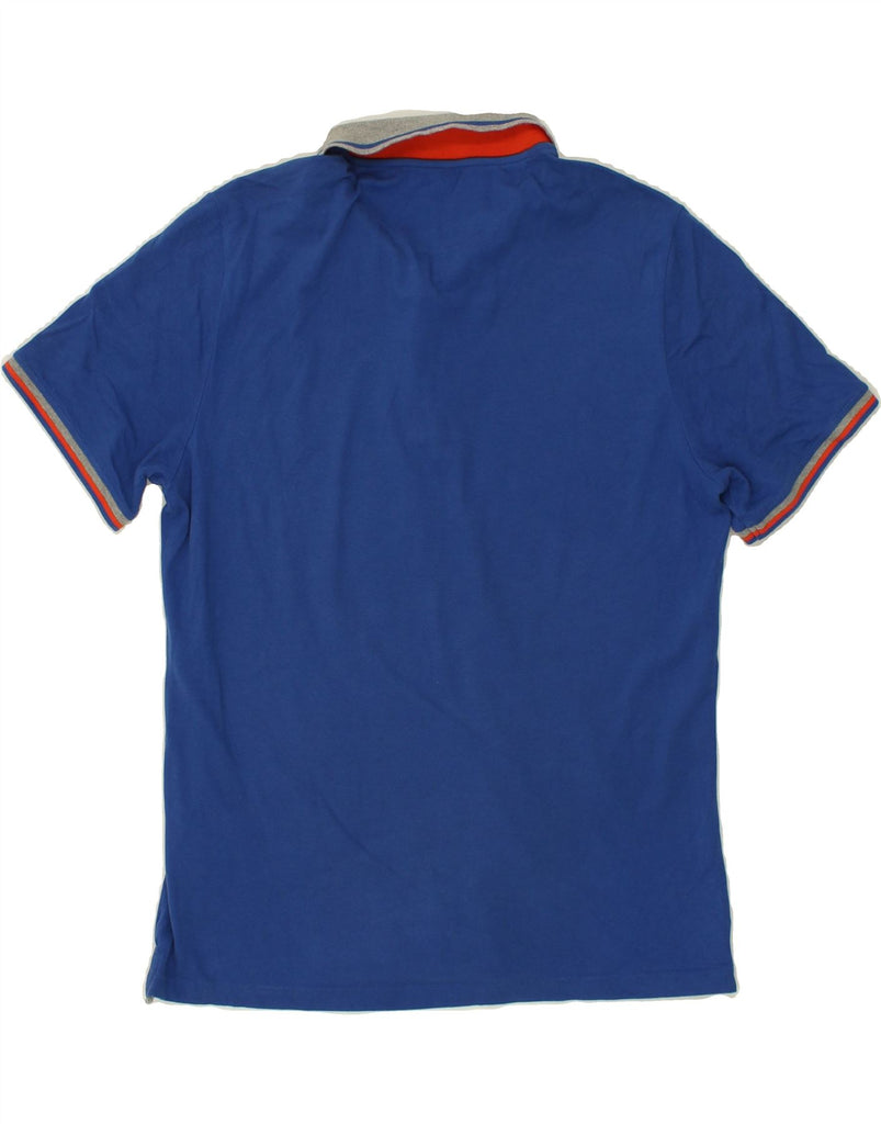 CHAMPION Mens Slim Polo Shirt XL Blue Vintage Champion and Second-Hand Champion from Messina Hembry 