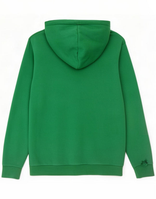 Adidas Mens Graphic Hoodie Jumper Small Green Cotton