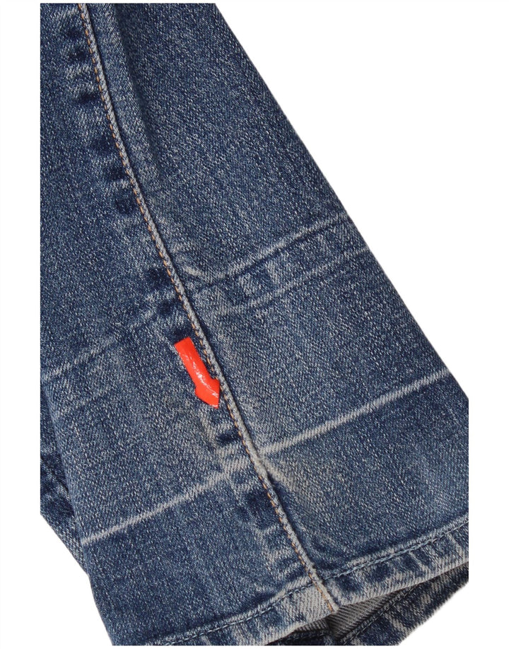 Levi's Womens Eve Square Cut Straight Jeans W30 L34 Blue Cotton