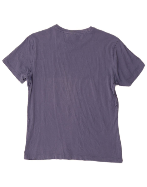 Diadora Mens Graphic T-Shirt Top Medium Blue