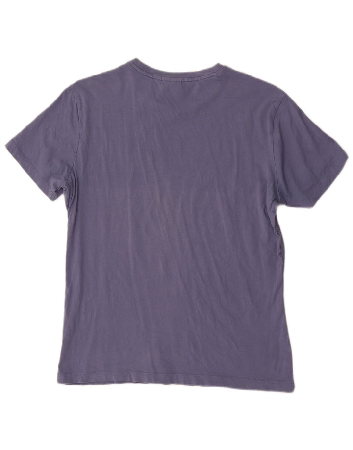 Diadora Mens Graphic T-Shirt Top Medium Blue