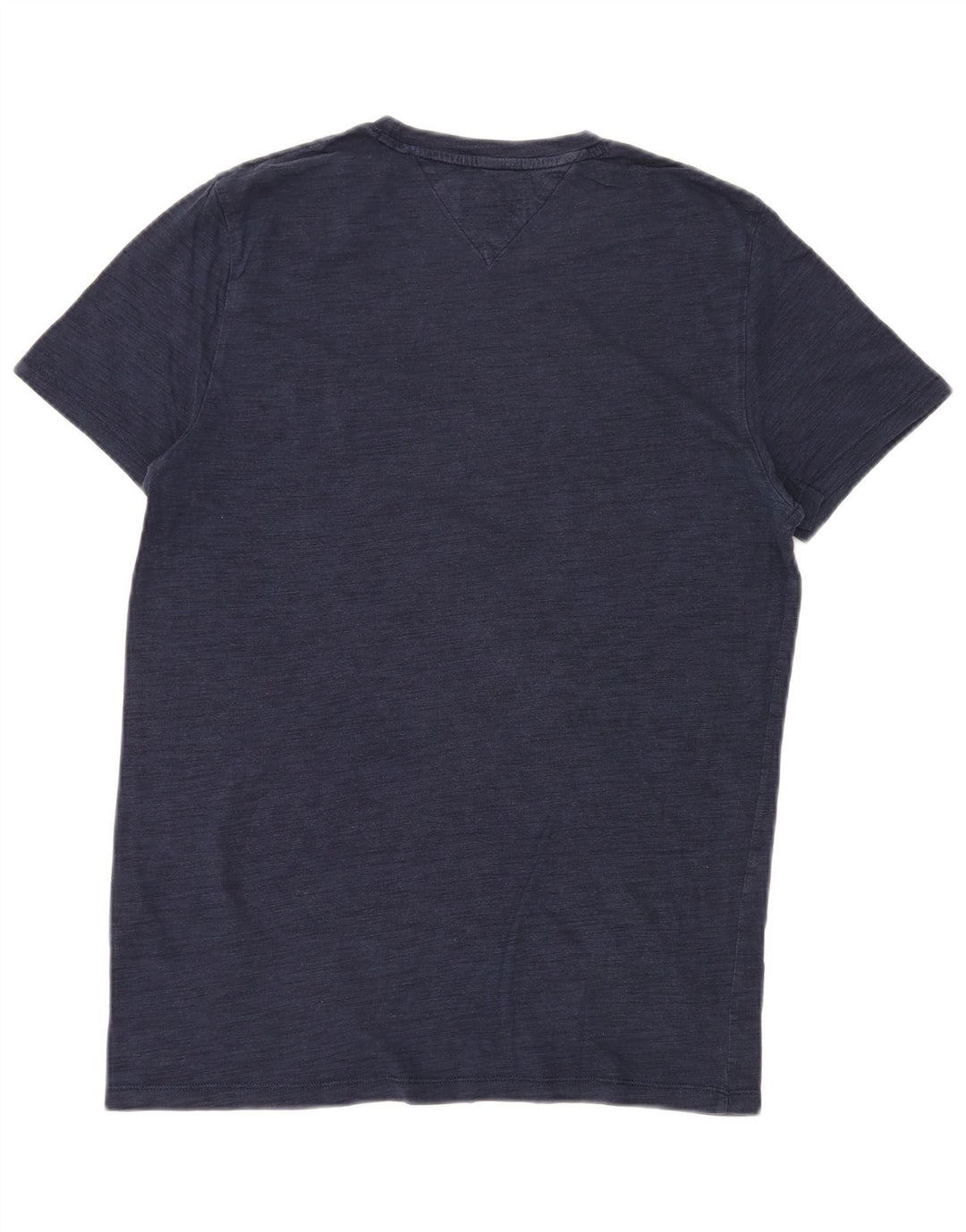 TOMMY HILFIGER Mens T-Shirt Top Medium Navy Blue Lyocell