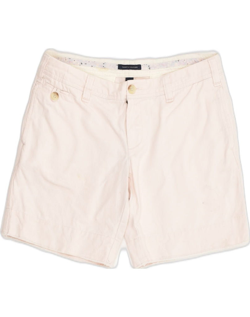 TOMMY HILFIGER Womens Chino Shorts US 6 Medium W30 Pink Cotton | Vintage Tommy Hilfiger | Thrift | Second-Hand Tommy Hilfiger | Used Clothing | Messina Hembry 