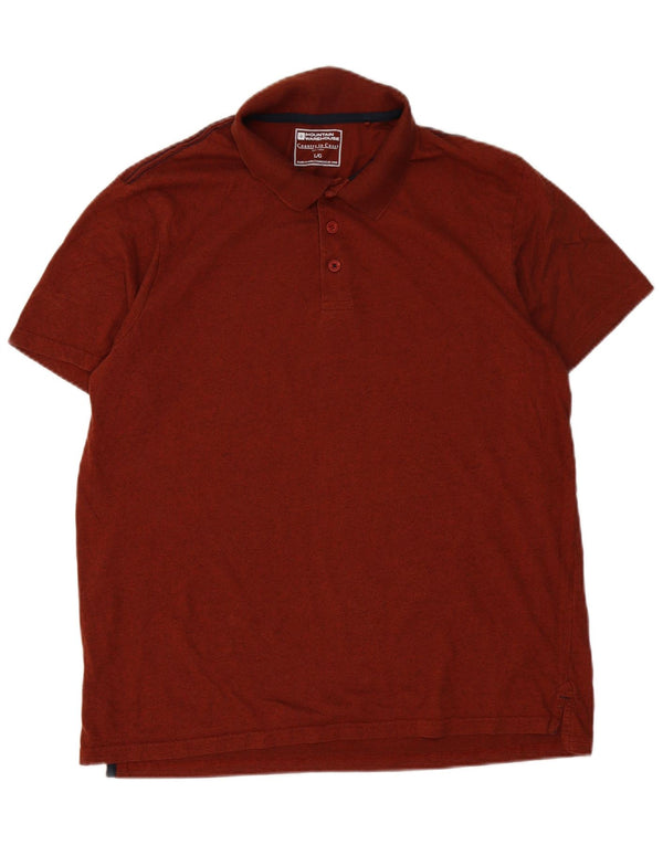 Mountain Warehouse Mens Polo Shirt Large Maroon