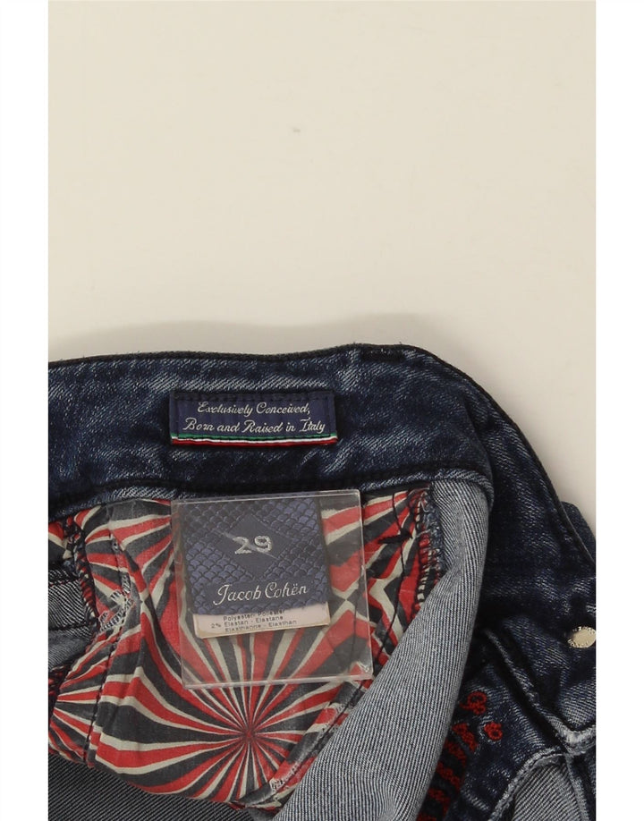 JACOB COHEN Womens Skinny Jeans W29 L28 Blue Viscose