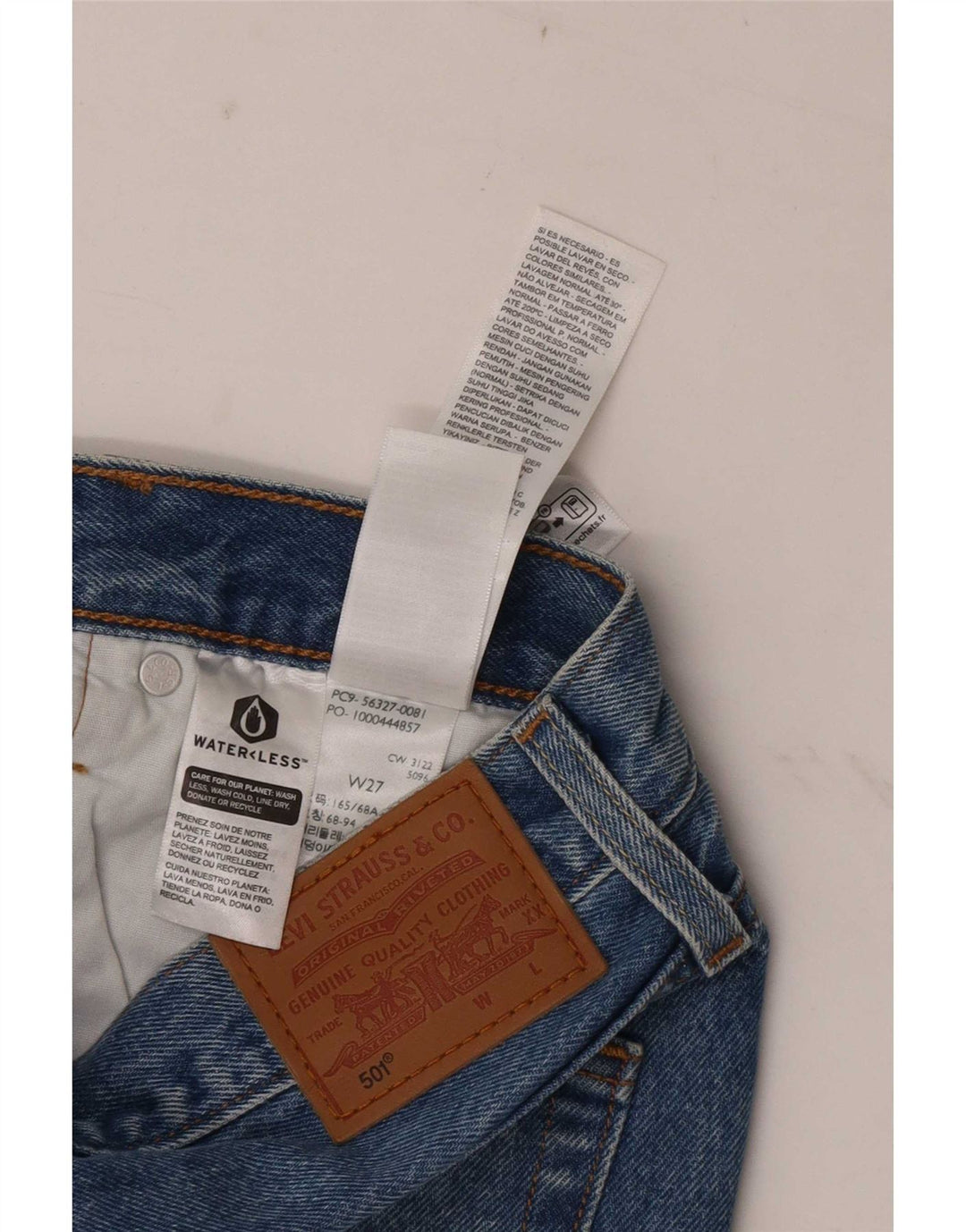 Levi's Womens 501 Distressed Denim Shorts W27 Small  Blue Cotton