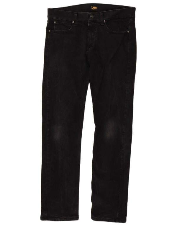 Lee Mens Legendary Slim Jeans W32 L32 Black Cotton