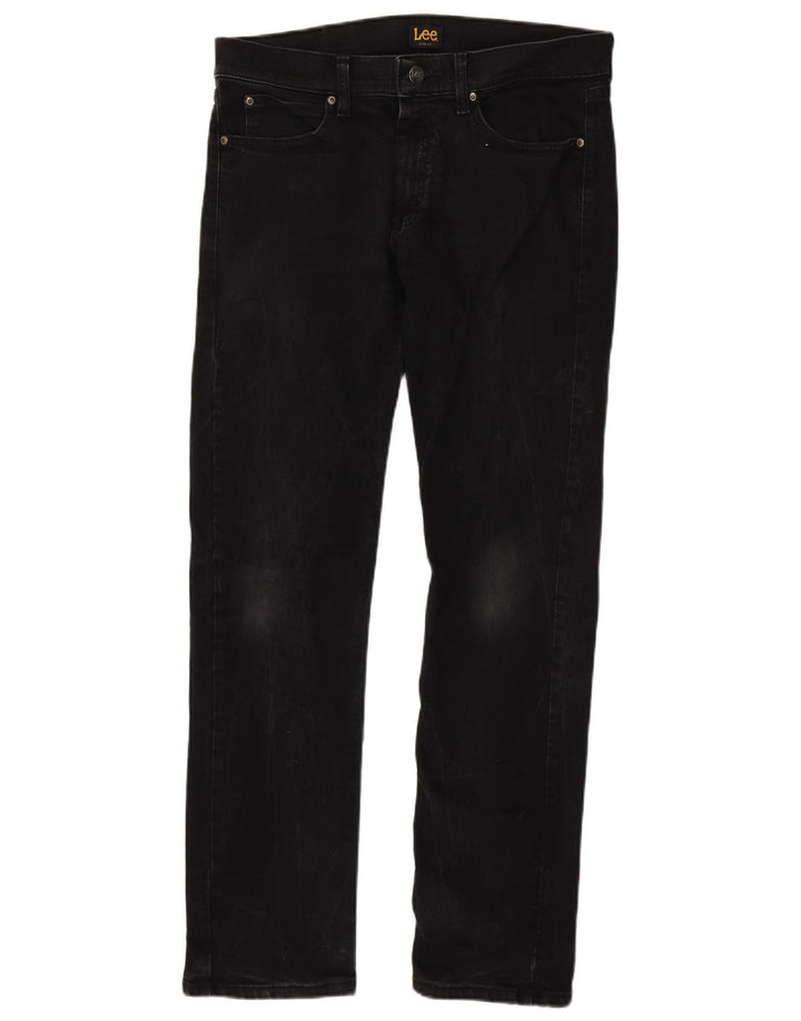 Lee Mens Legendary Slim Jeans W32 L32 Black Cotton