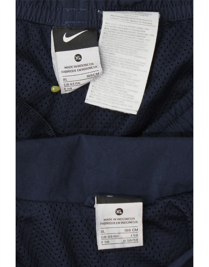 Nike Mens Full Tracksuit UK 44/46 XL  Navy Blue Colourblock Polyester