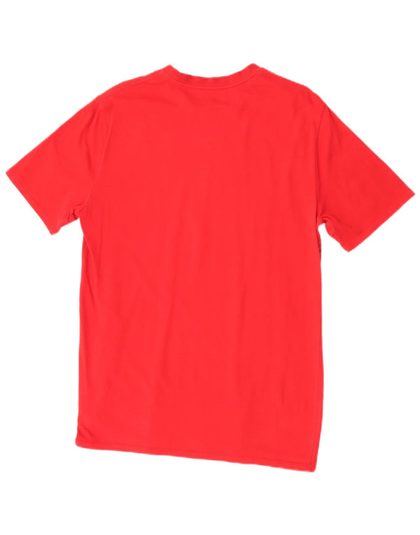 Calvin Klein Mens Graphic T-Shirt Top Small Red Cotton